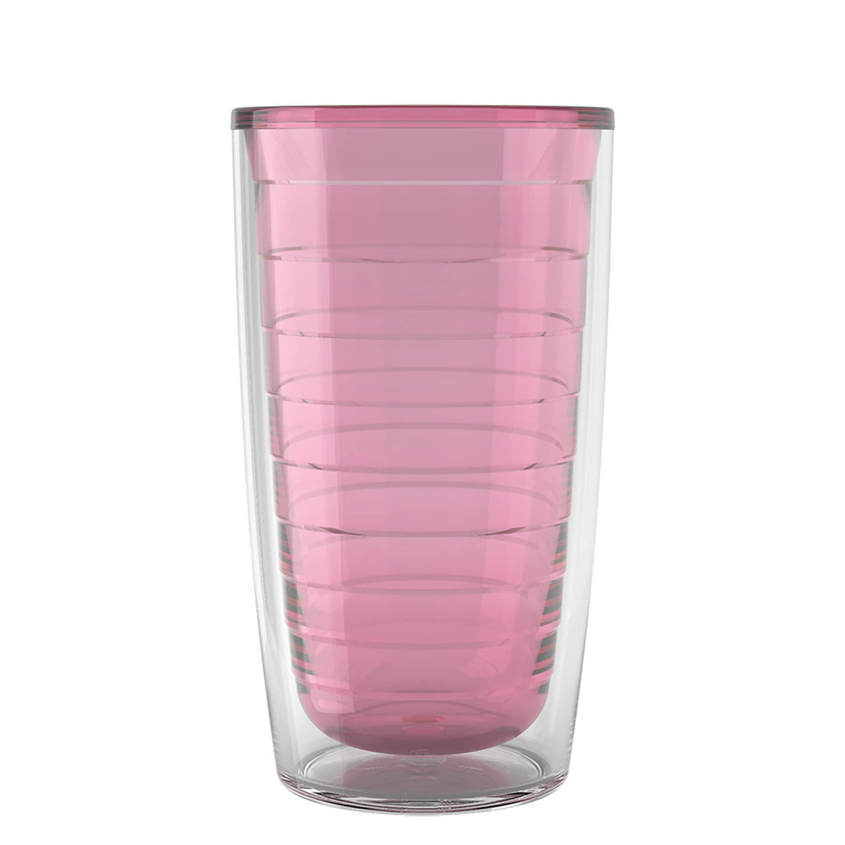 Tervis Clear & Colorful Tabletop Made in USA Double Walled Insulated Tumbler Travel Cup Keeps Drinks Cold & Hot, 16oz Mug, Clear