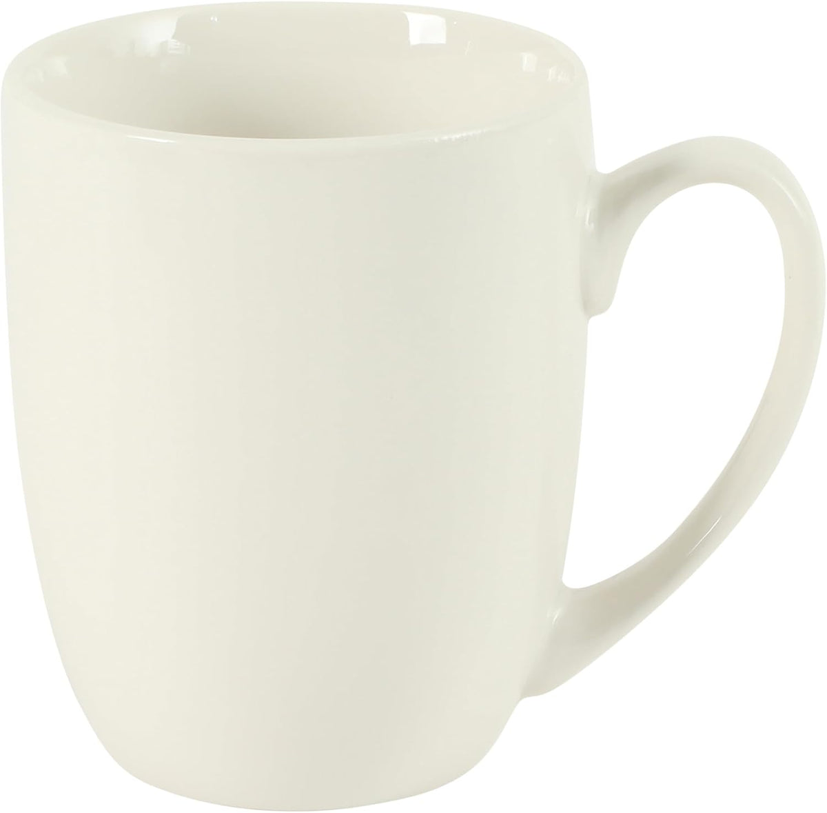 Gibson Home Great Essentials 16 Ounce Porcelain Coffee Mugs - Set of 6 - Cups for Latte, Hot Tea, Cappuccino, Mocha, Espresso, Cocoa