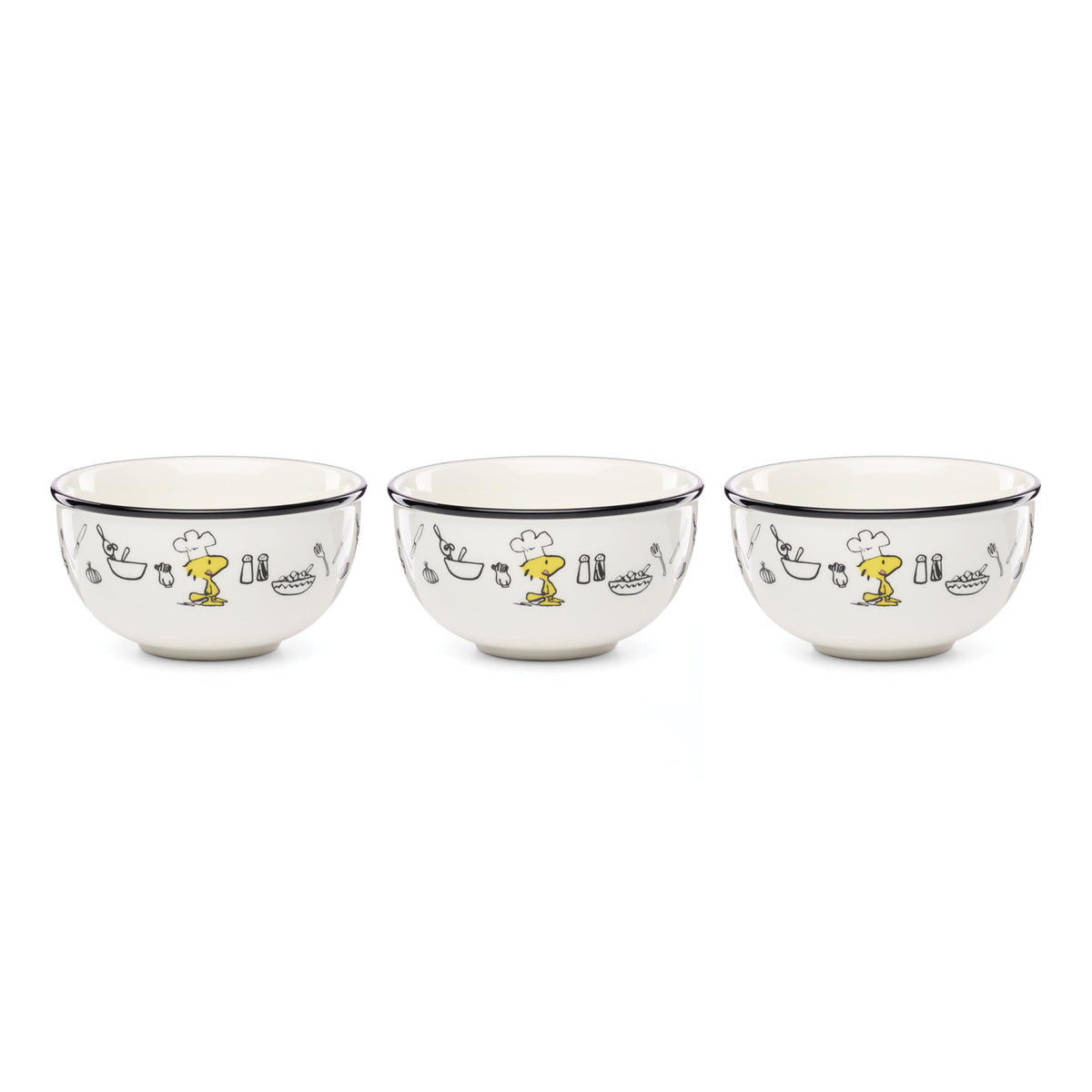 Lenox Chef Snoopy Porcelain Mug Set for 4