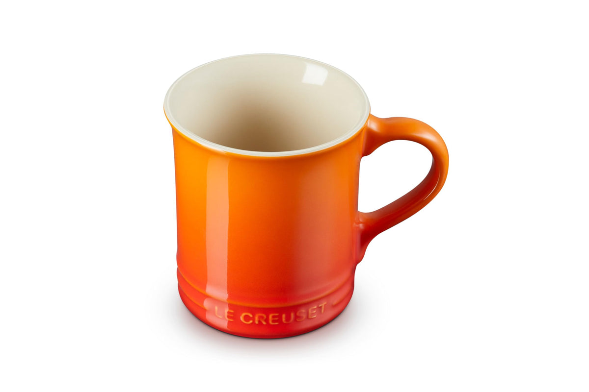 Le Creuset Stoneware Vancouver Mug, 14 oz., Cerise
