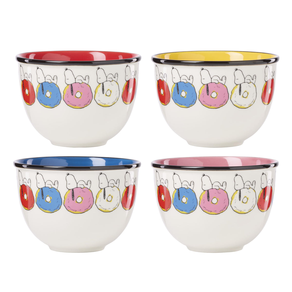 Lenox Chef Snoopy Porcelain Mug Set for 4