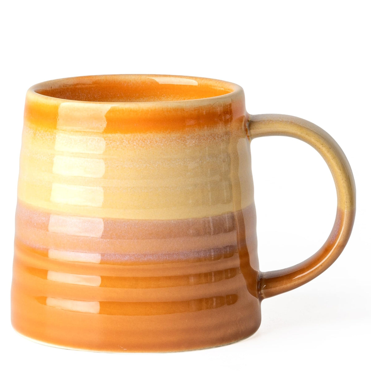 15.5oz Large Heavyweight Ceramic Mug, Reactive (Light Green)