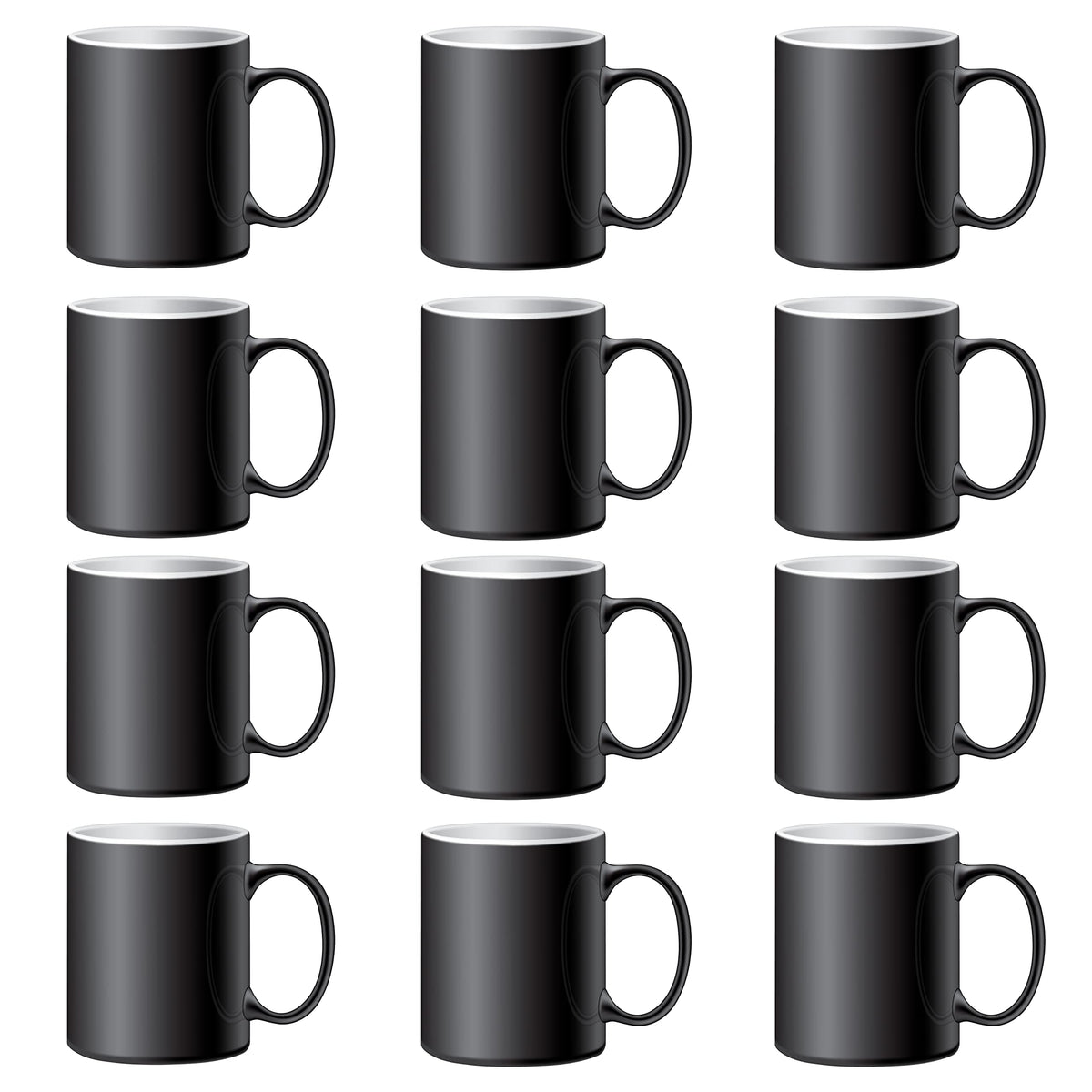 TANGLONG Sublimation Mugs Blank, Tazas Para Sublimacion, 11 oz Set of 12