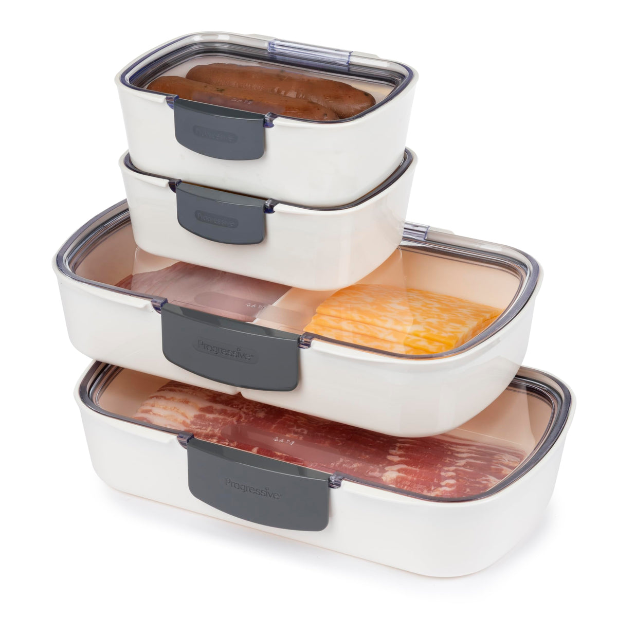 ProKeeper Split Deli Food Storage Container, Air-Tight Seal, 11.75 Inches