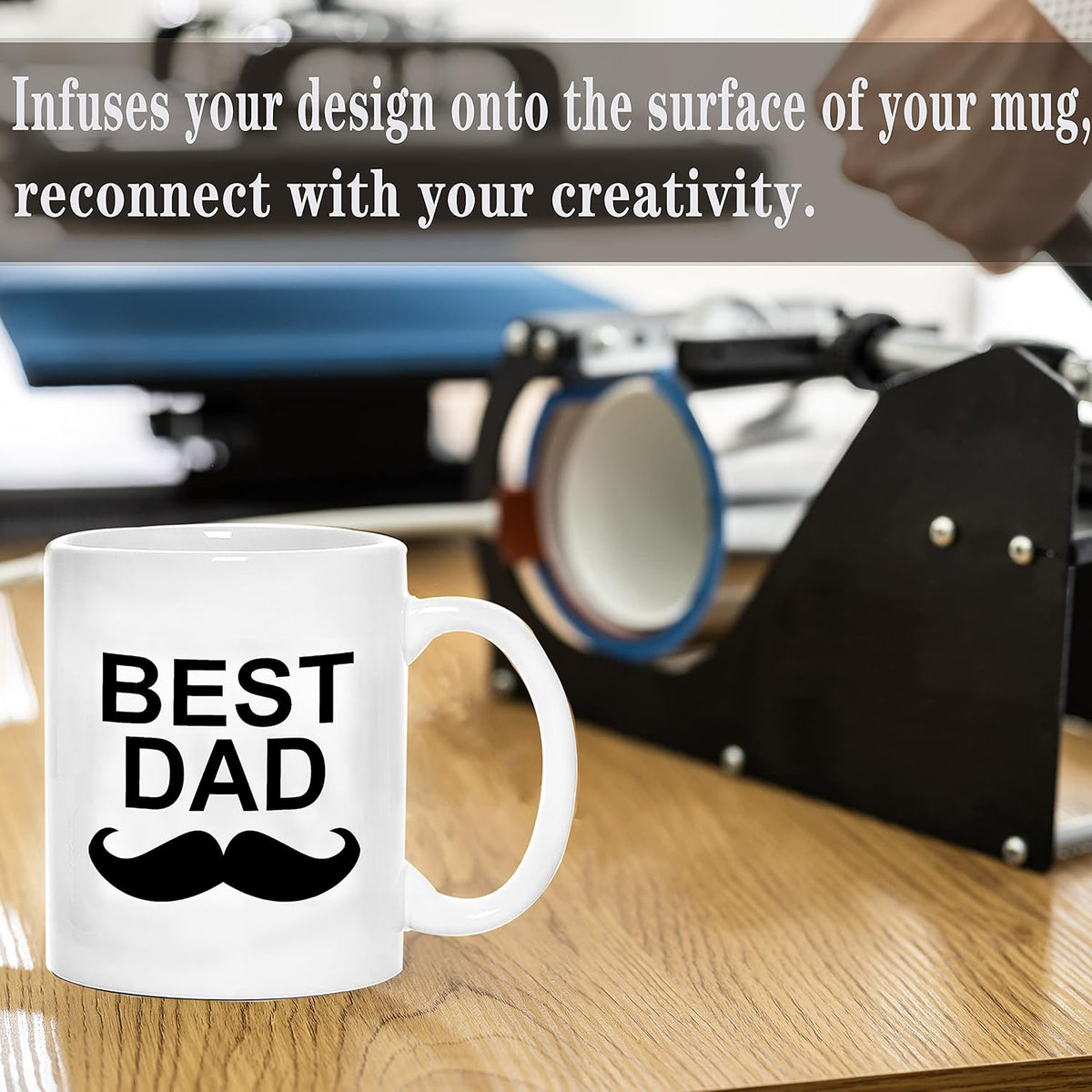 TANGLONG Sublimation Mugs Blank, Tazas Para Sublimacion, 11 oz Set of 12