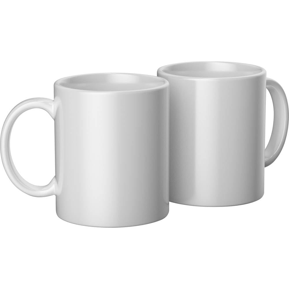 Cricut Beveled Blank Mug to Decorate, White (6 count)
