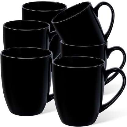 Large Ceramic Coffee Mugs Set of 4 16oz(475ml) Tea Cups Idea Gifts White