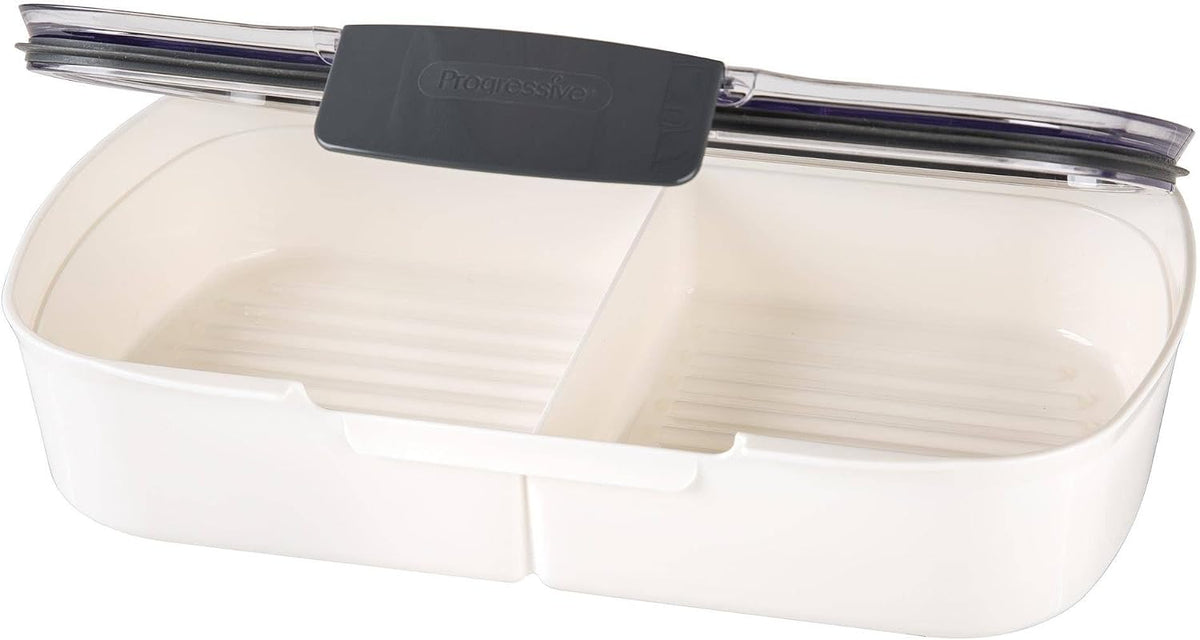 ProKeeper Split Deli Food Storage Container, Air-Tight Seal, 11.75 Inches