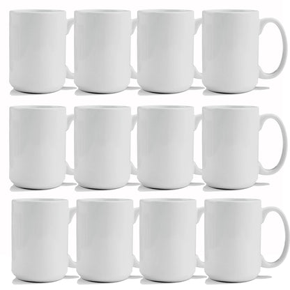 TANGLONG Sublimation Mugs Blank, Tazas Para Sublimacion, 11 oz Set of 12