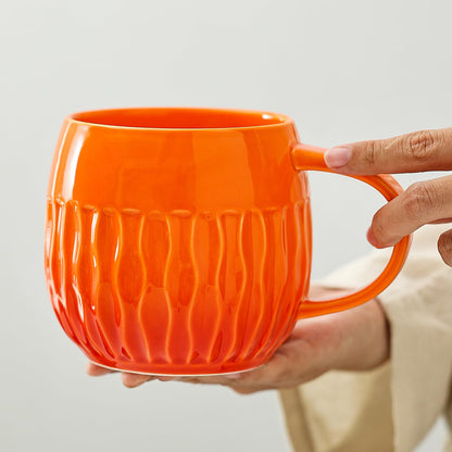 Large Ceramic Coffee Mug - 20oz Big Tea Cup, Green