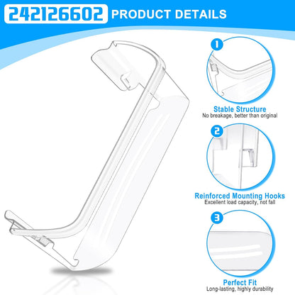 ALVAR 242126602 Refrigerator Door Bin for Frigidaire Door Shelf Replacement