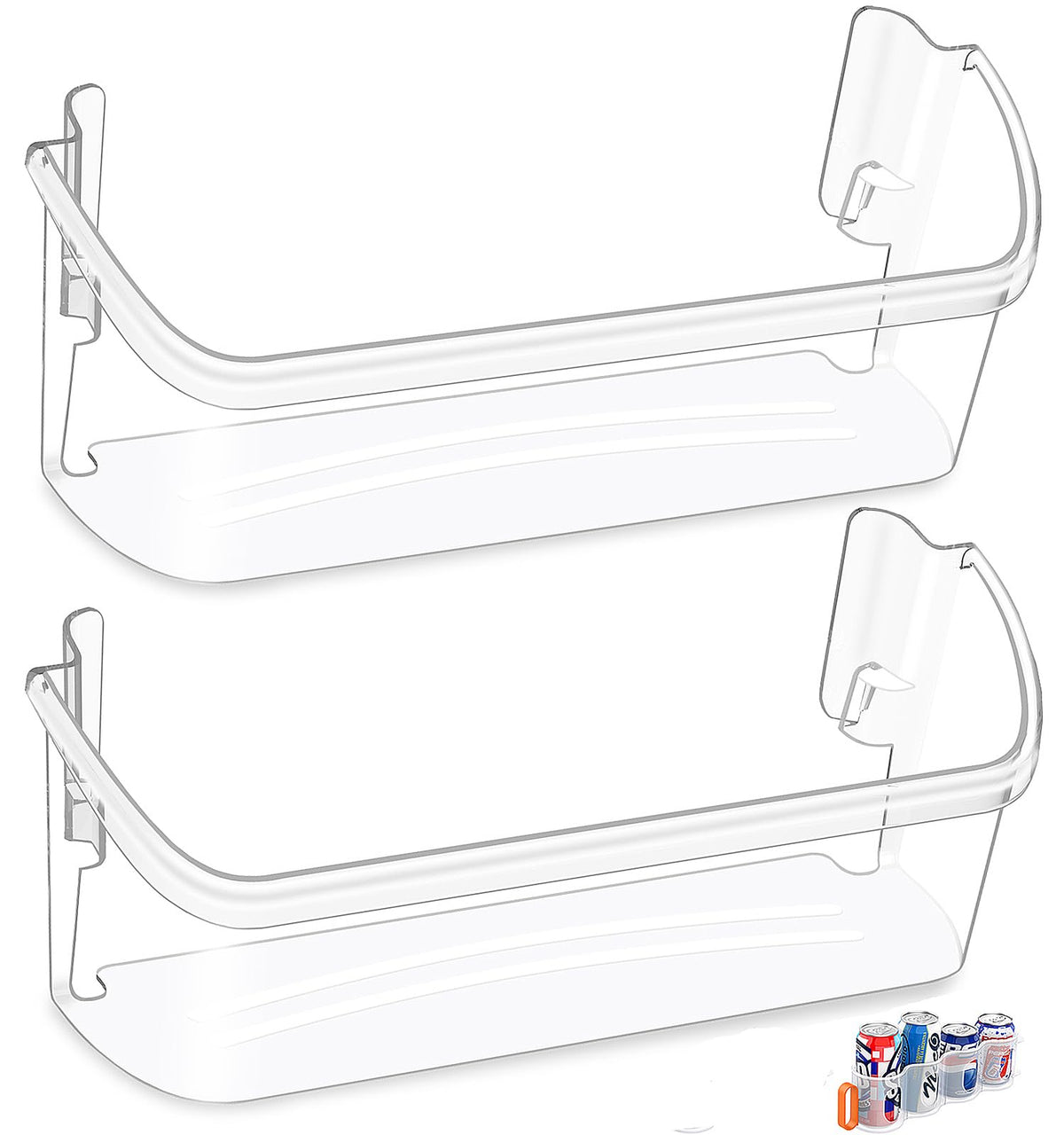 ALVAR 242126602 Refrigerator Door Bin for Frigidaire Door Shelf Replacement