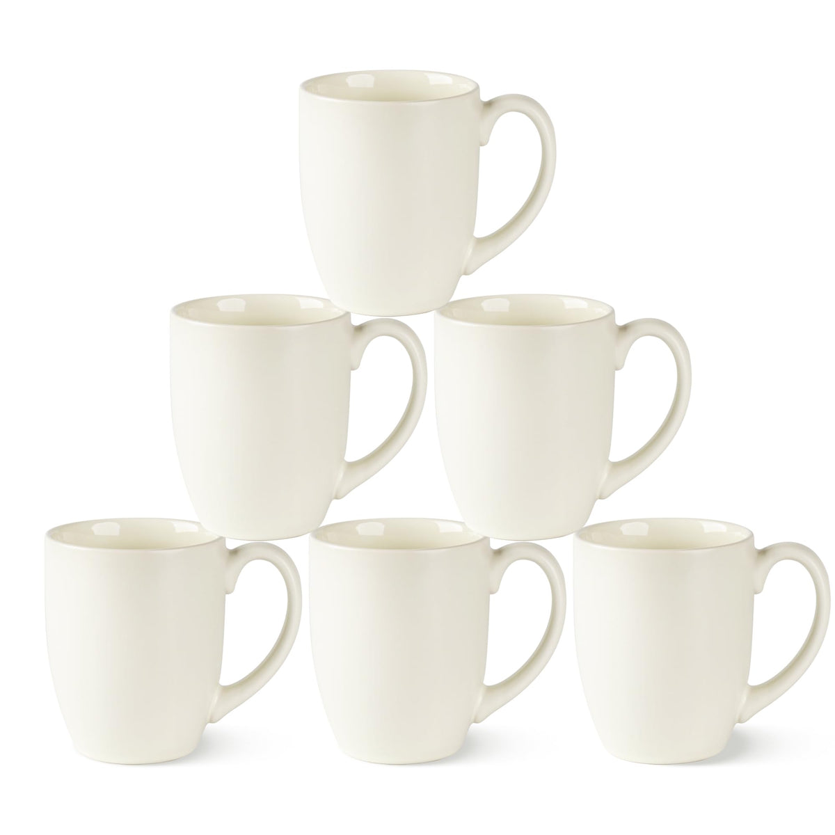 AmorArc 16 oz Coffee Mugs Set of 6, Large Ceramic Coffee Cups Set