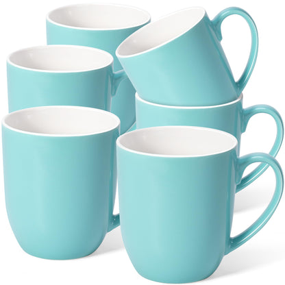 Large Ceramic Coffee Mugs Set of 4 16oz(475ml) Tea Cups Idea Gifts White