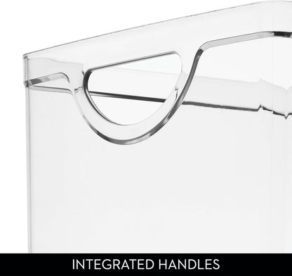 iDesign Stackable Clear Plastic Extra Long Storage Bin