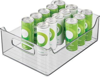 iDesign Stackable Storage Bin with Handles, Clear