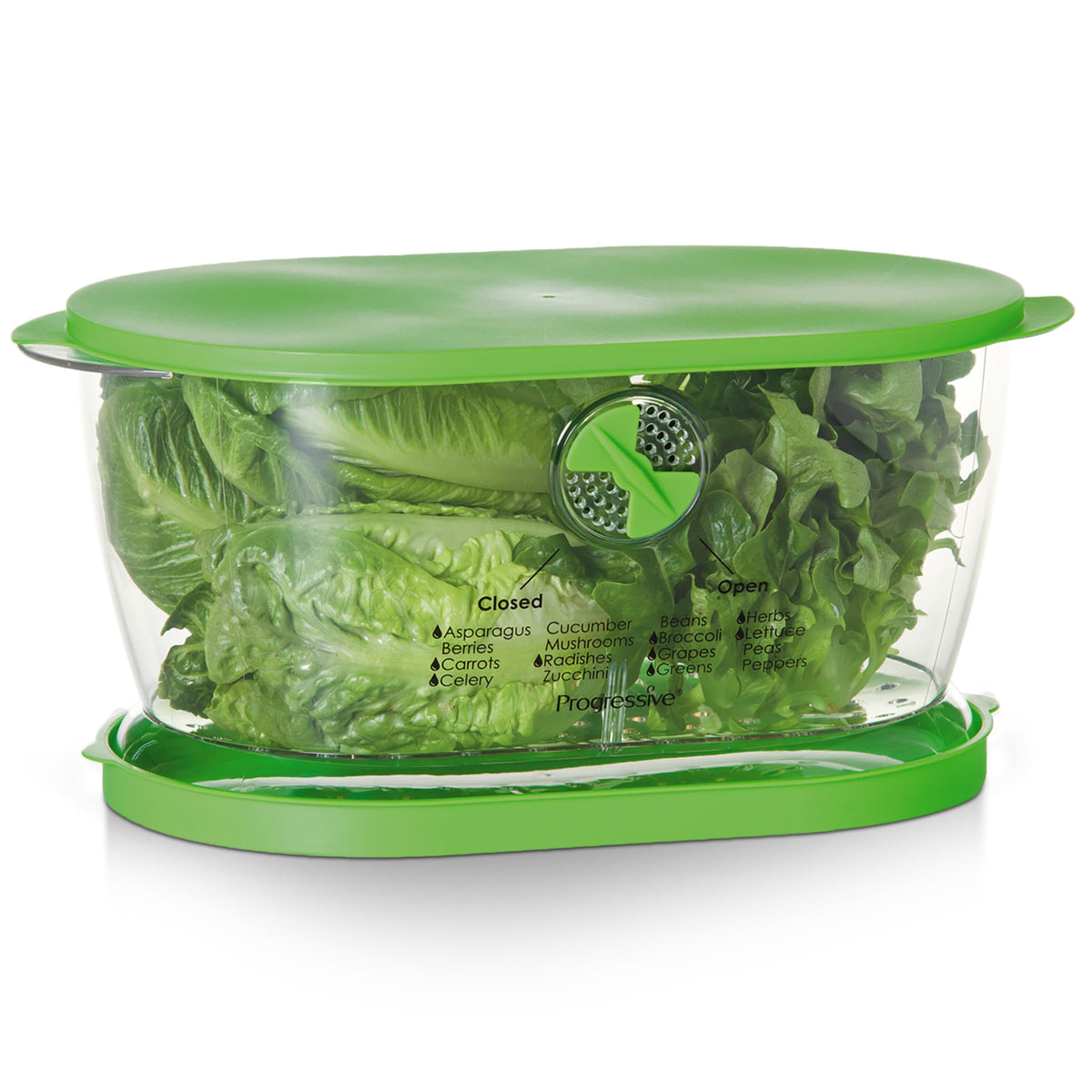 Prep Solutions by Progressive Lettuce Keeper Produce Storage Container, 4.7 Quarts, Green (LKS-06)