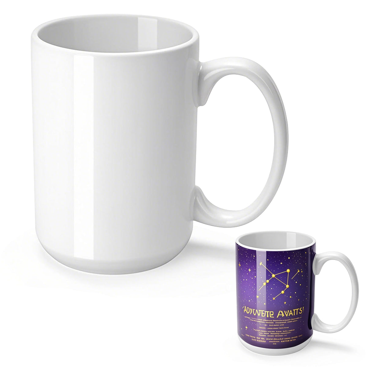 Joyclub Sublimation Mugs 15 oz Coffee Mugs Bulk 12 Pack Tazas Para Sublimar