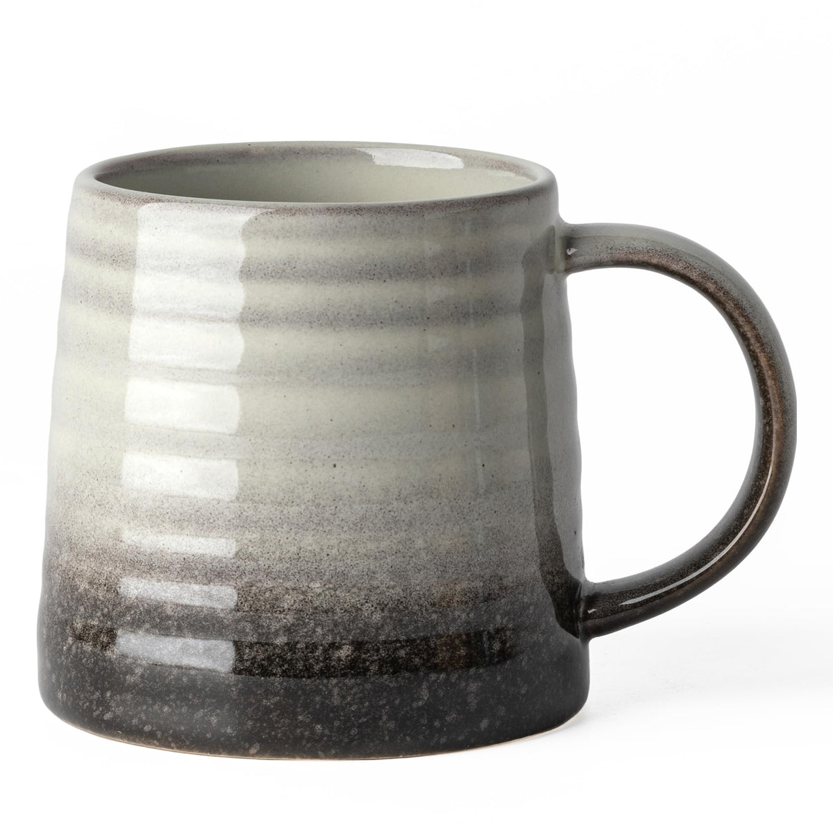 15.5oz Large Heavyweight Ceramic Mug, Reactive (Light Green)