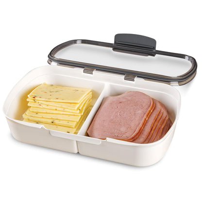 ProKeeper Split Deli Food Storage Container, Air-Tight Seal, 11.75 Inches