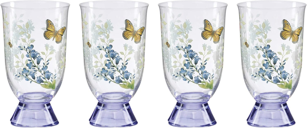 Lenox Butterfly Meadow Herbs Porcelain Mug Set for 4, 12oz