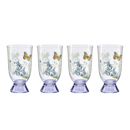 Lenox Butterfly Meadow Herbs Porcelain Mug Set for 4, 12oz