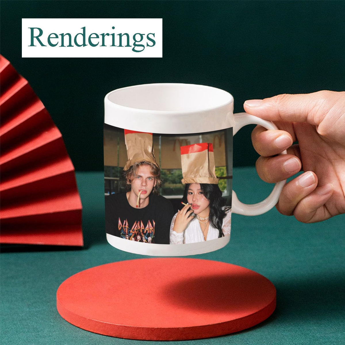 36pcs Sublimation Mugs, 11oz White Coffee Cup Set