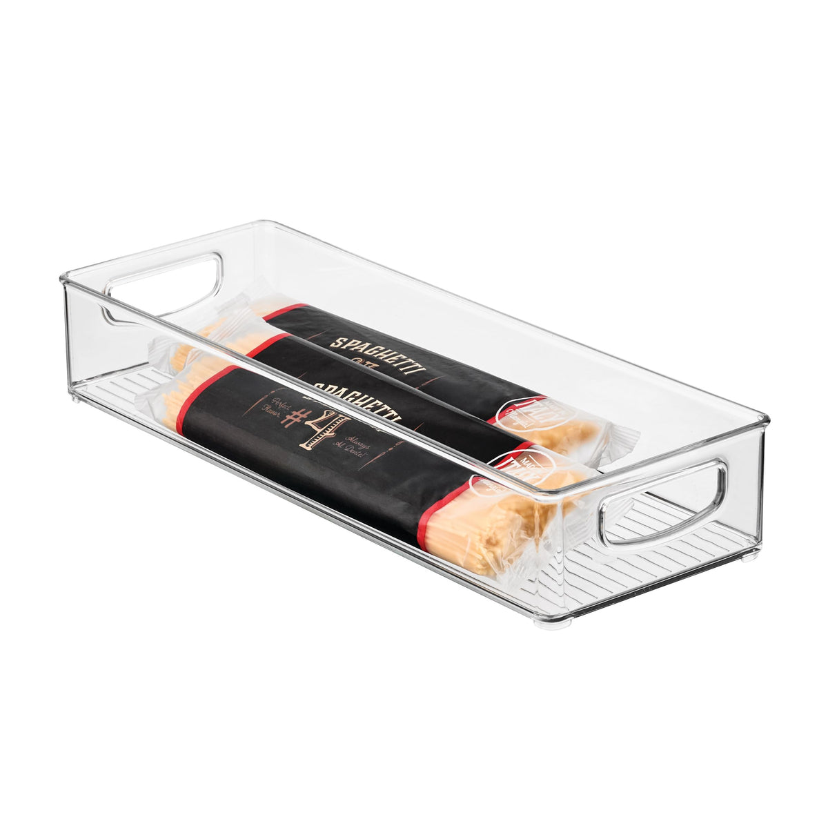 iDesign Slim Extra Long Clear Storage Bin