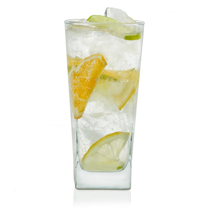 Libbey Heavy Base Drinking Glasses Set of 8, Clear Water Cups