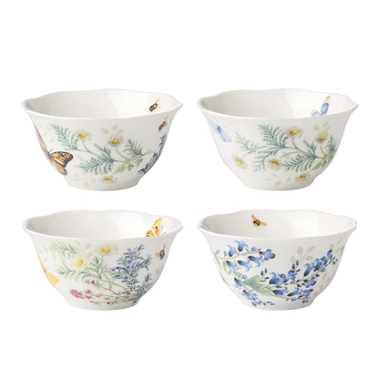 Lenox Butterfly Meadow Herbs Porcelain Mug Set for 4, 12oz