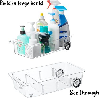 Fridge Organizer and Storage Drawer Roll Out Refrigerator Bins,2 Pack