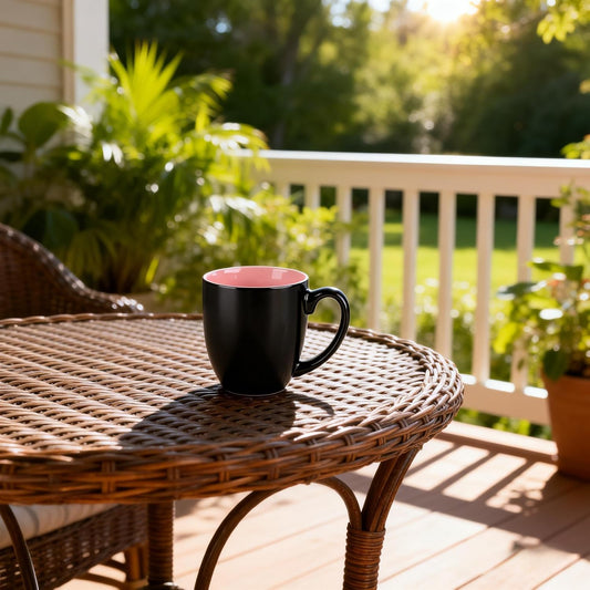 GBhome 16 oz Coffee Mugs Set of 6, Ceramic Coffee Cups- Multi-Color