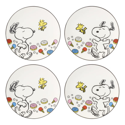 Lenox Chef Snoopy Porcelain Mug Set for 4