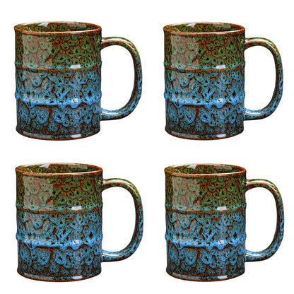 Coffee Mug,20 Oz Coffee Cups Ceramic Tea Cup Large Coffee Mug for Office and Home - Dishwasher and Microwave Safe Novelty Coffee Mug(4,Multicolour-4pcs)