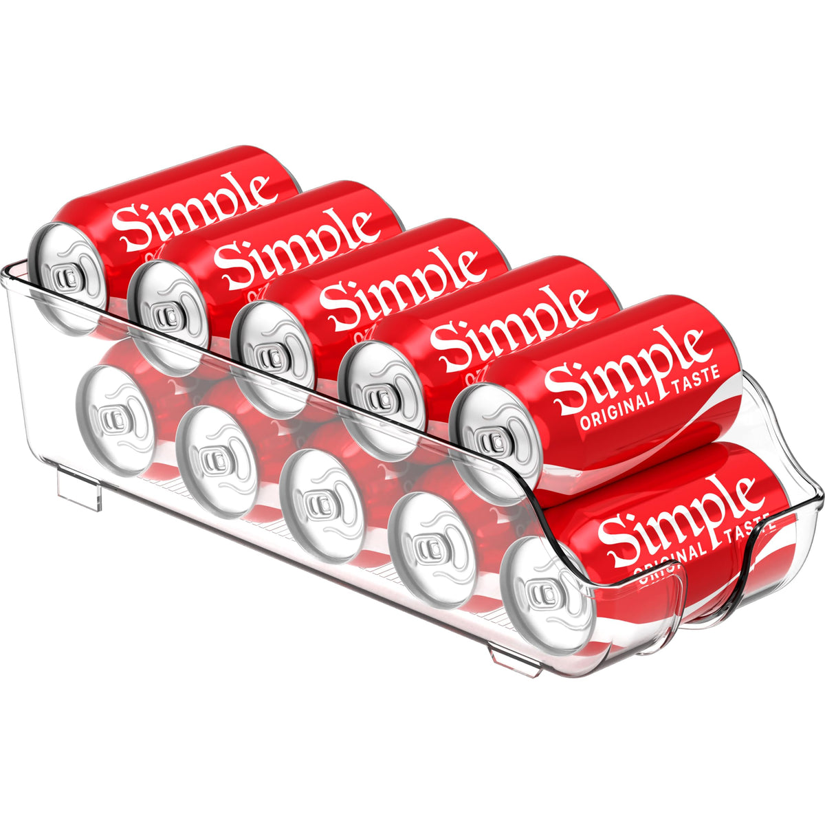 Simple Houseware Soda Can Organizer Dispenser Refrigerator/Pantry, Set of 2