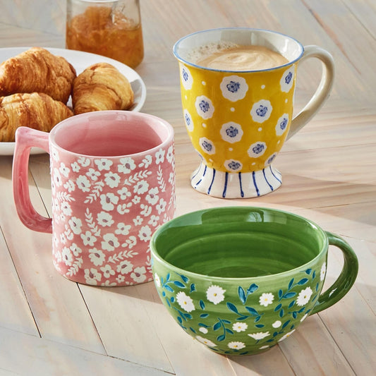 Evelyn Mug Pink Stoneware Everyday