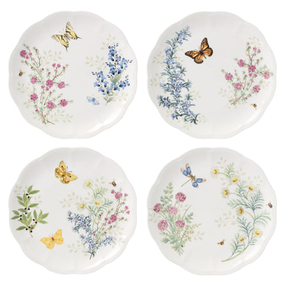 Lenox Butterfly Meadow Herbs Porcelain Mug Set for 4, 12oz